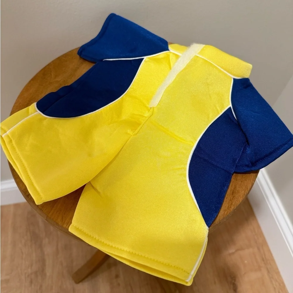 Build-A-Bear Workshop Teddy Bear Scuba Outfit In Blue & Yellow